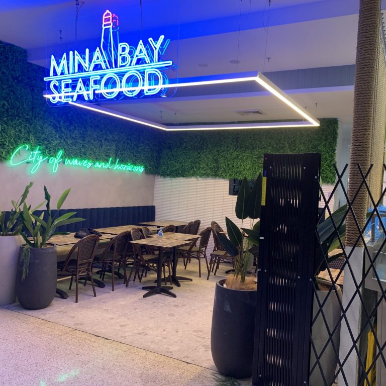 MINA BAY SEAFOOD NEON SIGNS