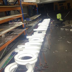LED CRANE SIGNS