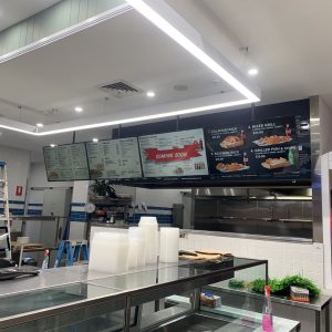 Digital menu tv screens Sydney signs