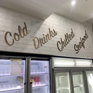 Laser cut lettering Sydney acrylic signs