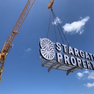 STARGATE PROPERTY CRANE SIGNS SYDNEY