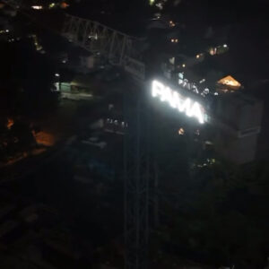 LIGHT UP SIGNS FOR CRANE